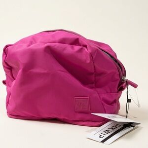 NWT IHKWIP XL Packable Pouch - Hot Pink Travel Makeup Bag